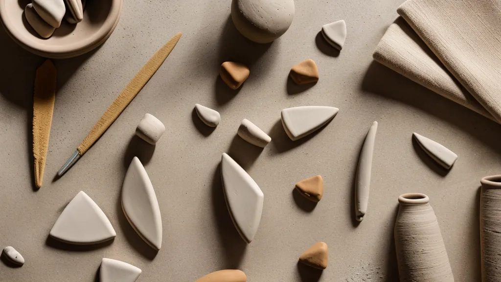 Cortadores de arcilla impresos en 3D con diseño cónico para cortes precisos.