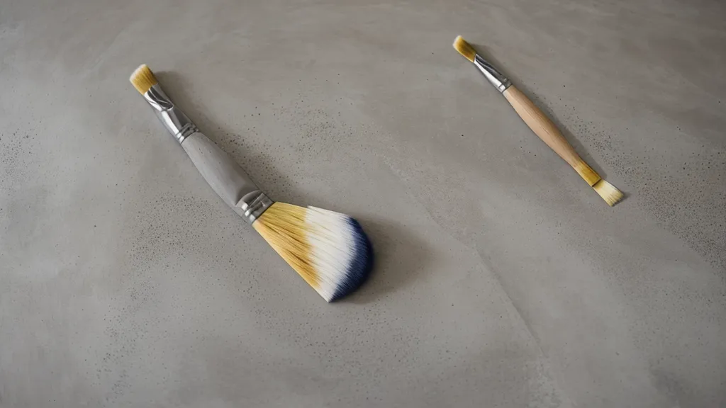 Piezas de concreto decorativo con acabados de pintura de detalle finos y precisos